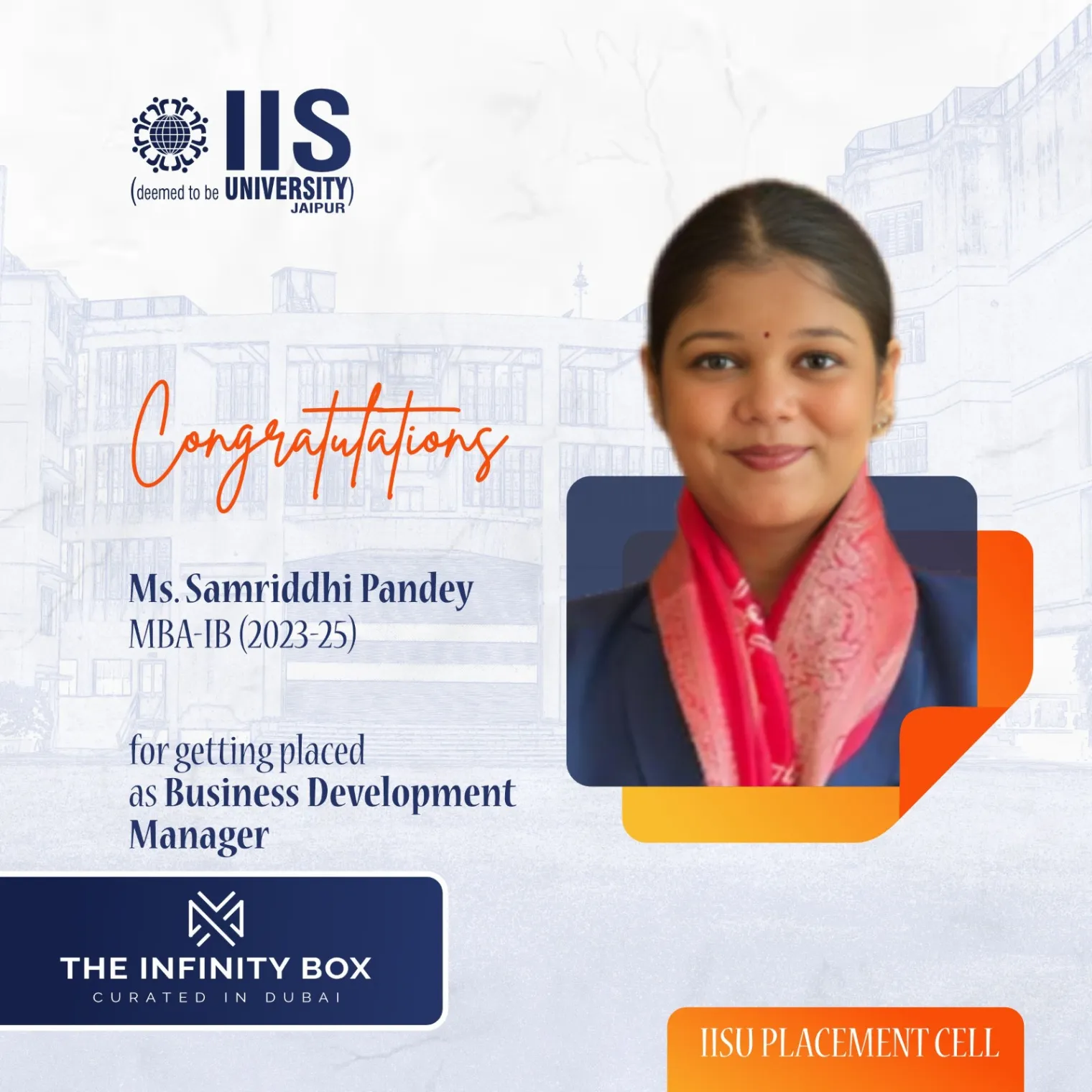 IIS University Placements